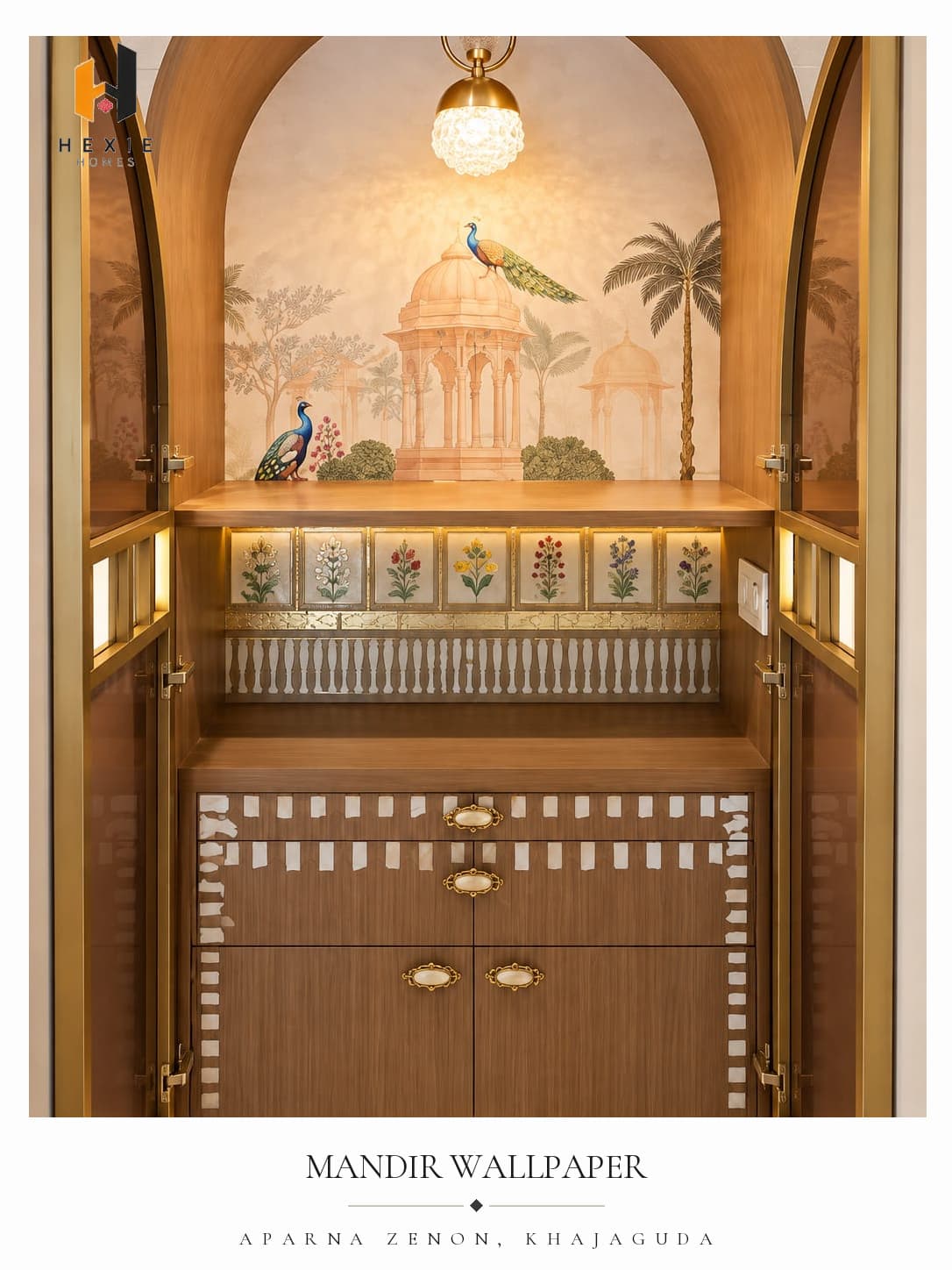 Mandir wallpaper — Aparna Zenon, Khajaguda, Hyderabad